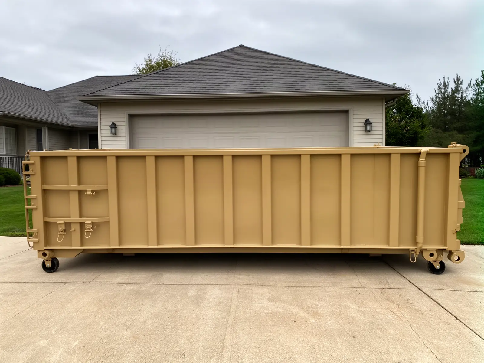 Roll-off dumpster from Zeke's Florence Dumpster Rental in Florence, SC
